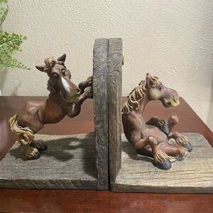 Vintage, Retired, Montana Silversmiths ELMER the Horse Bookends